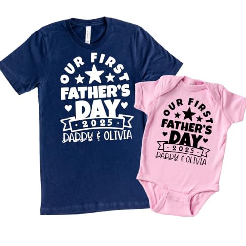 Customized Fathers Day Outfit Baby Bodysuit