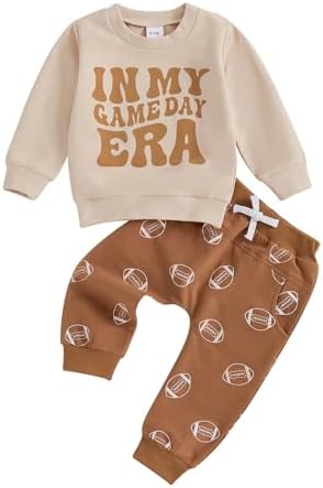 Football Fun Toddler Boy Outfit Game Day Set
