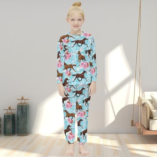 Cozy Pajama Set with MEIKKO Design - Thermal Top and Bottom