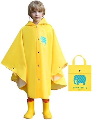 AIWUHE Kids Cartoon Rain Poncho - Waterproof and Stylish Rain for Kids
