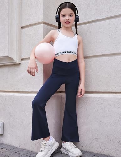 Zaclotre Girls Flare Leggings