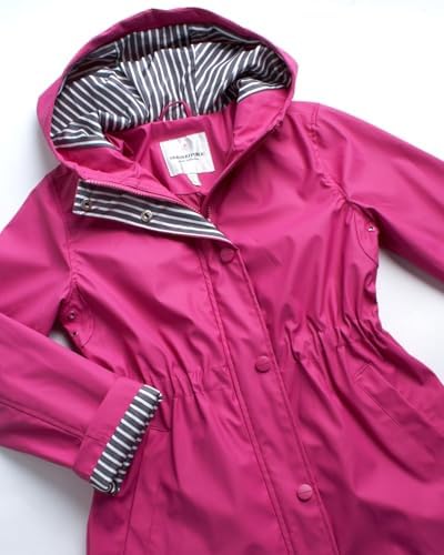 Stay Dry Windproof - Lightweight Water-Resistant Rain Jacket for Girls