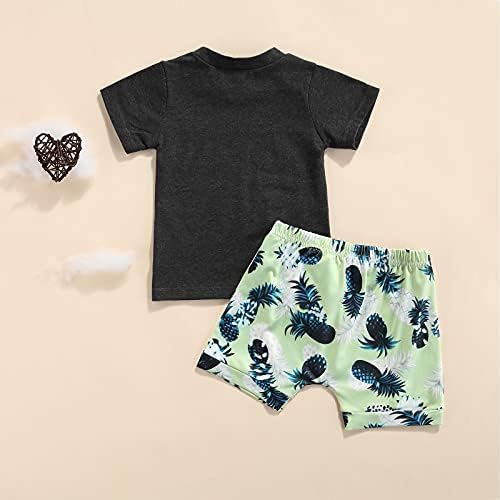 Mamas Boy Cactus Pineapple Toddler T-Shirt Set
