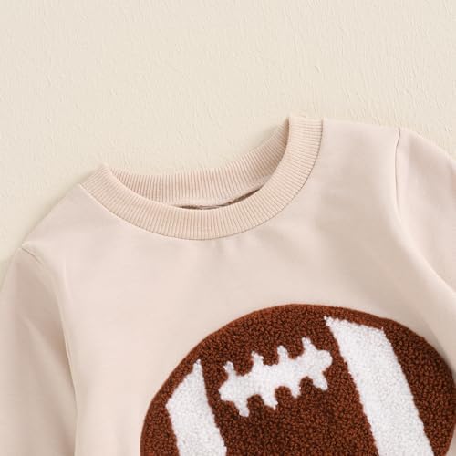 Endorothii Toddler Boys Rugby Football Embroidery Sweatsuit Set