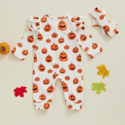 Possibly Spooky Halloween Romper for Baby Girl