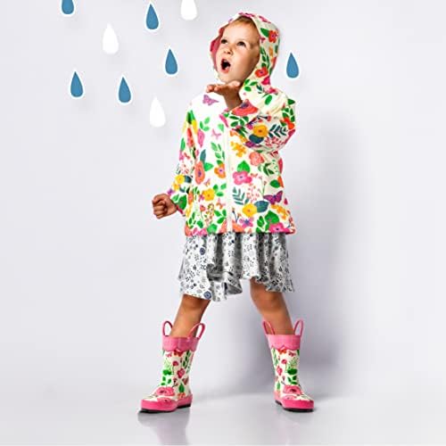 Stephen Joseph Unisex Child Raincoat Charcoal Floral 4-5T US