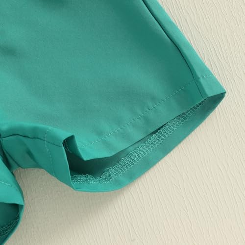 Chloefairy Toddler Boys Golf Outfit 2-Piece Set