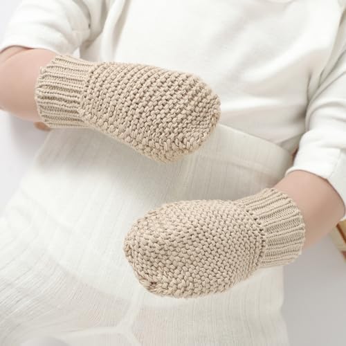 Cotton Mining Baby Booties Gloves