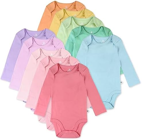 10-Piece Organic Cotton Bodysuits - HonestBaby