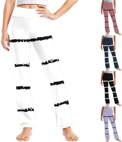 Striped Comfort Yoga Pants for Kids 2-13 High Waisted