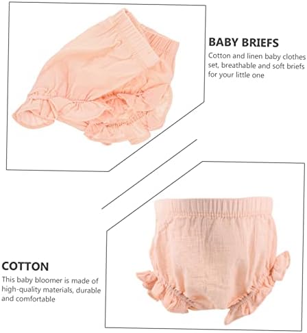 Cute Baby Pants Happy Newborn Surprise Cotton Linen Briefs