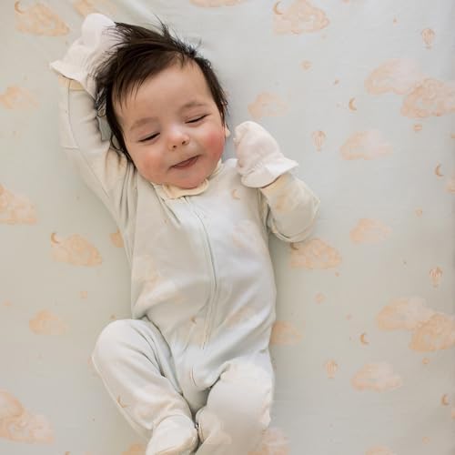 No-Scratch Organic Cotton Mittens for Babies