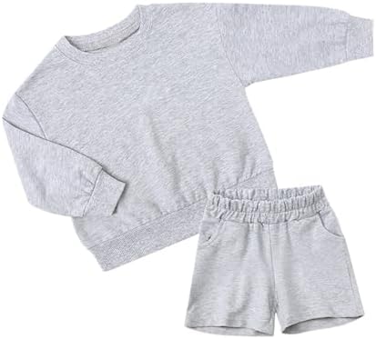 Girls 2-Piece Knitted hoodie and Pants Set for Fall