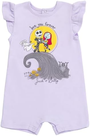 DiscoCharm - Minnie Pooh Jack Skellington Ribbit Romper Set