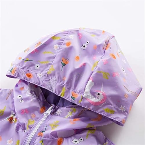 Kids Lightweight Water-Resistant Rain Jackets for Outdoor Use