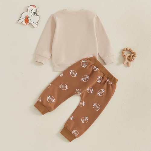 Football Fun Toddler Boy Outfit Game Day Set