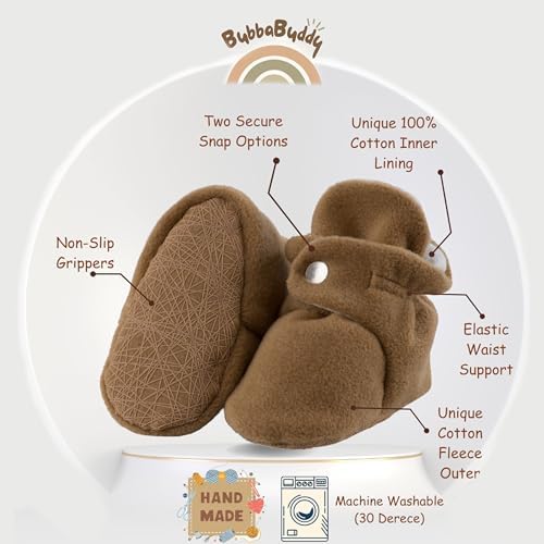 BABY COZY FEEL Soft Non-Slip Fleece Booties