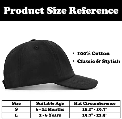 Sarfel Kids UV-protective Adjustable Baseball Hat for Toddler Boys and Girls