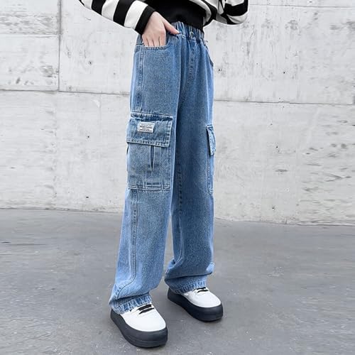 Generic Red Flared Jeans for Girls