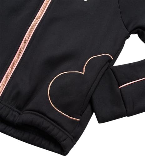 Body Glove Girls Jogger Set - 2 Piece Fleece Sweatshirt and Sweatpants 7-12