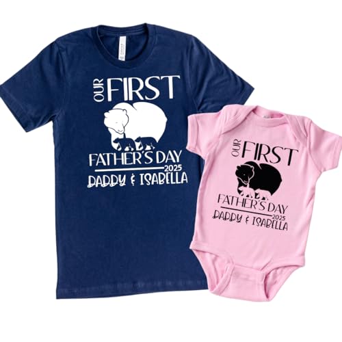 First Fathers Day Shirts for Dad Child