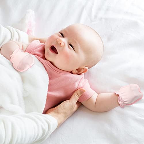 16-Piece Unisex Newborn Cotton Mittens