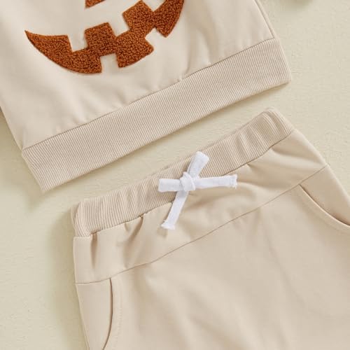 Halloween Pumpkins for Boys Trick or Treat Onesie Set