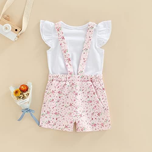 Cozy Baby Girl Summer Outfit Ruffle Sleeve Romperlosure