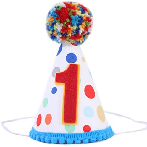 Wahawa 1st Birthday Confetti Cone Hat
