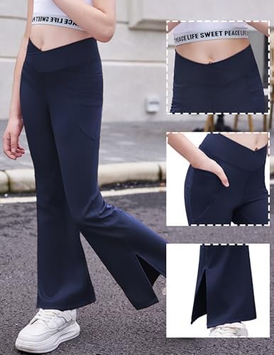 Zaclotre Girls Flare Leggings