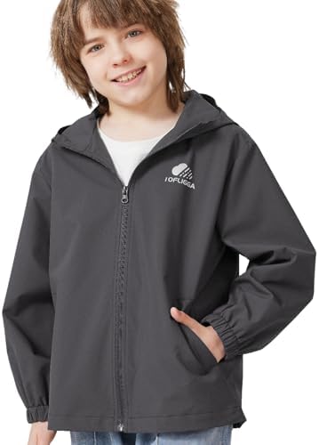 Kids Lightweight Waterproof Rain Jacket for Generous Rainy Day Protection