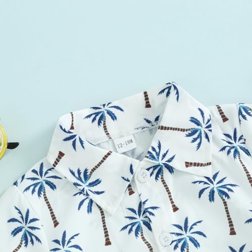 Dewadbow tropical paradise short sleeve shirt shorts for boys