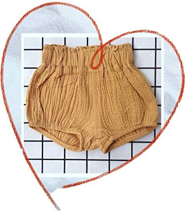 LOOLY 3-Pack Soft Cotton Linen Bloomers for Boys Girls