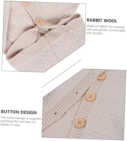 PartyKindom Cozy Knitted Romper for Newborns