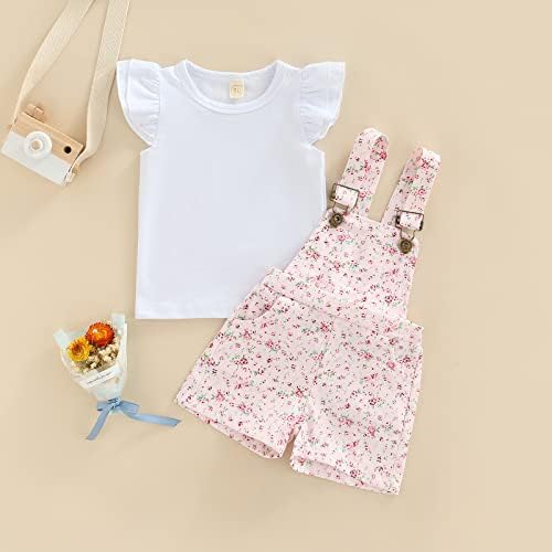 Cozy Baby Girl Summer Outfit Ruffle Sleeve Romperlosure