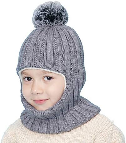 ZWA Baby Toddler Winter Hat Scarf