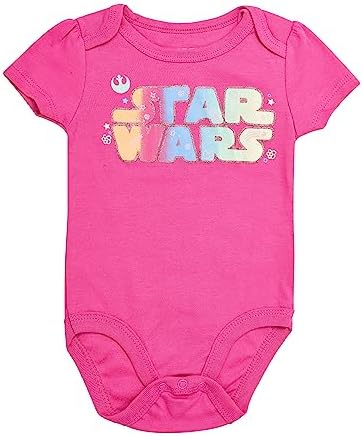 Star Wars Baby Girls Bodysuit Collection 5-Pack