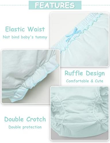 AUBIG Training Pants for Babies - Soft Breathable Ruffle Design AP