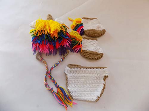 Forever Fireweed Baby Crochet Unicorn Photo Prop Hat Box