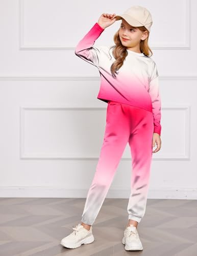 Arshiner Tie Dye Girls Outfit Set - Soft comfy for girls