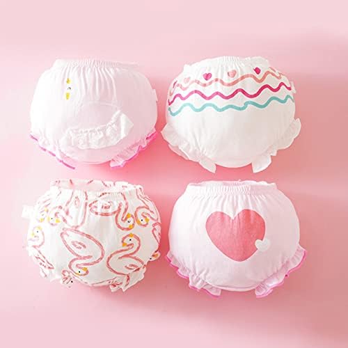 4-Piece Baby Girls Ruffle Undies