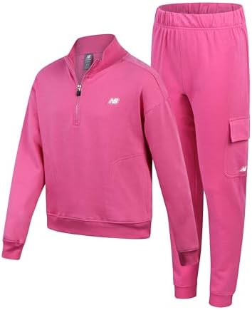 New Balance Girls Fleece Cargo Set