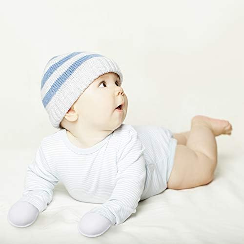6 Pairs Unisex Baby mittens No Scratch Soft cotton for newborns