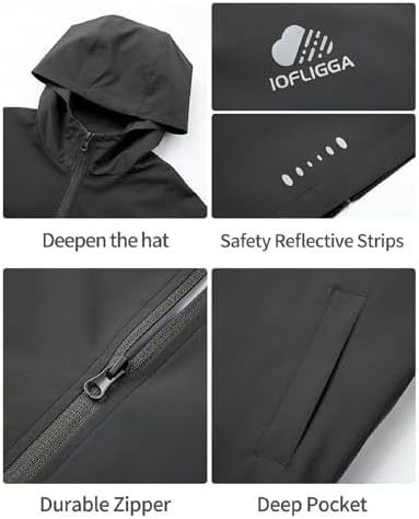 Kids Lightweight Waterproof Rain Jacket for Generous Rainy Day Protection