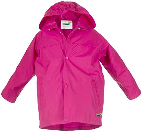 Splashy nylon childs rain jacket built for the elements