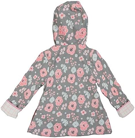 Stephen Joseph Unisex Child Raincoat Charcoal Floral 4-5T US