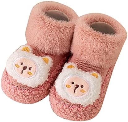 Baby Sock Slippers - Coachable Warm Cozy for First Walkers