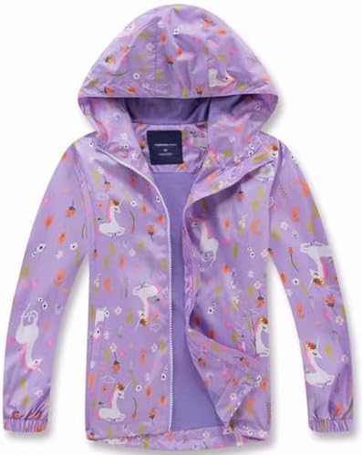 Kids Lightweight Water-Resistant Rain Jackets for Outdoor Use