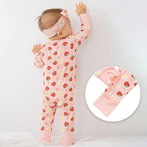 Little JamJams Zippered One-Piece Rompers for Babies 0-36 Months