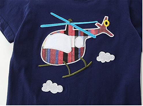 Toddler Boy Comfortable Short Set with Dinosaur Truck Design